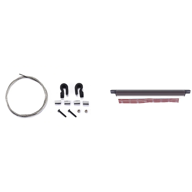 

Набор стальных веревок, декоративные детали с передним солнцезащитным козырьком, дождевой щит, затеняющая доска 1/12, детали для украшения ав...