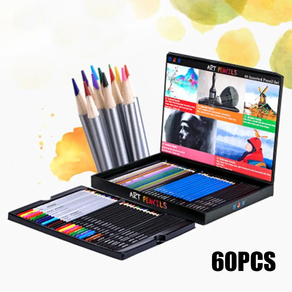 

Sketch Pencil 60pcs Graffiti Art Supplies Drawing Student Painting Tool Set Sketch Pencil Set Artist Crafts Stationery