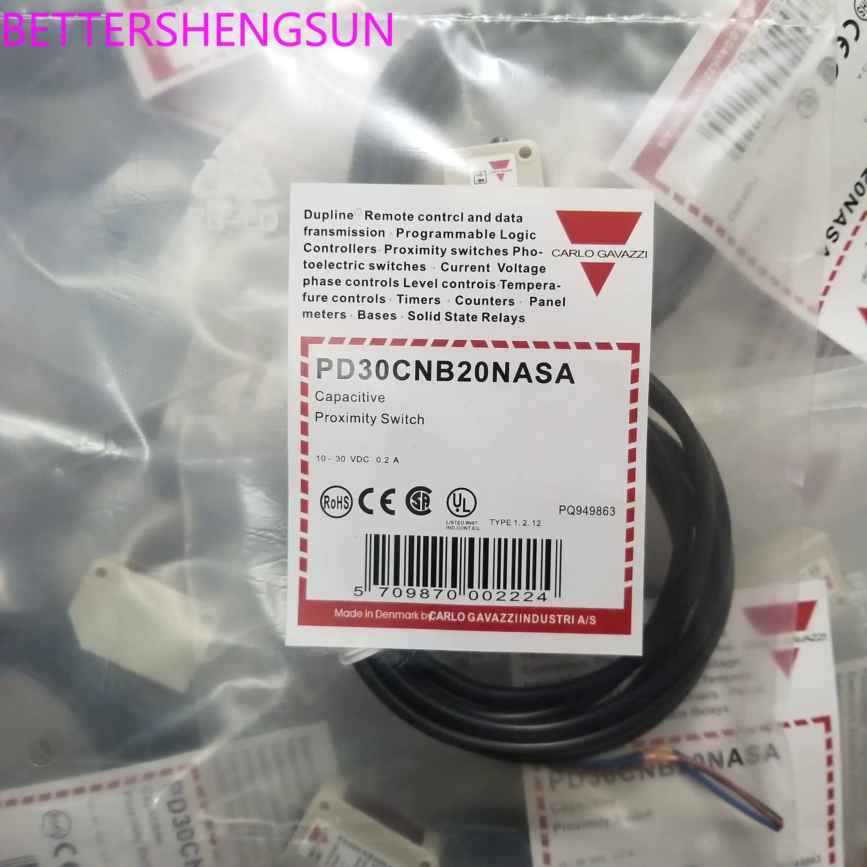 

Фотоэлектрический датчик приближения pd30cnb20наса PD30CNB20PASA