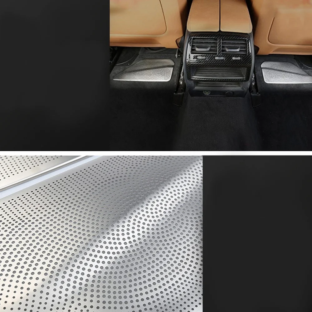 

For-BMW 5 7 Series G30 G11 G12 Interior Back Air Outlet Vent Cover Anti-Blocking Under Seat