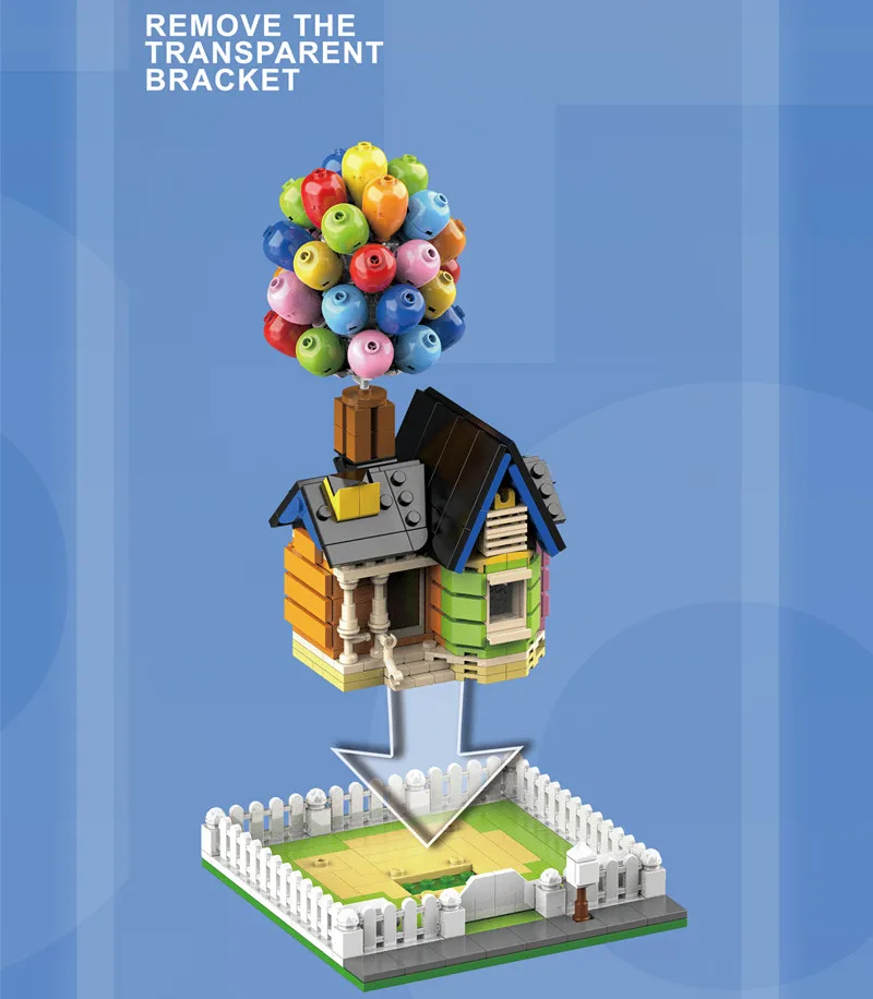 Конструктор технический 555 шт. конструктор шары дом MOC Классические городские
