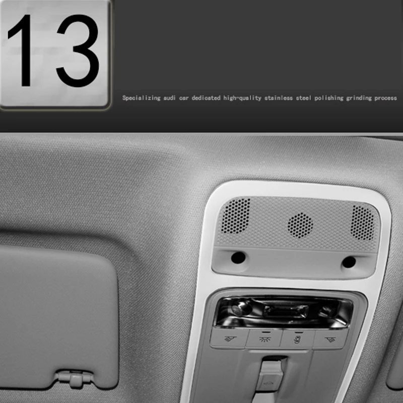 Автомобильный Стайлинг интерьер молдинг крыша лампа для чтения рамка украшение