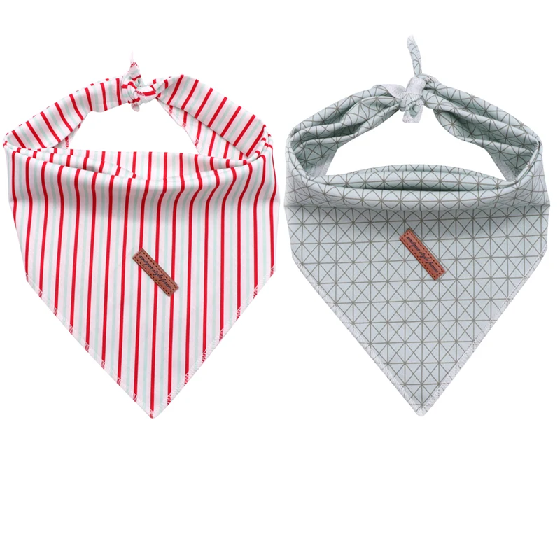 

Уникальный Стиль, искусственная кожа и кошка, маленький шарф-бандана, регулируемая бандана для собак, рождественские персонализированные т...