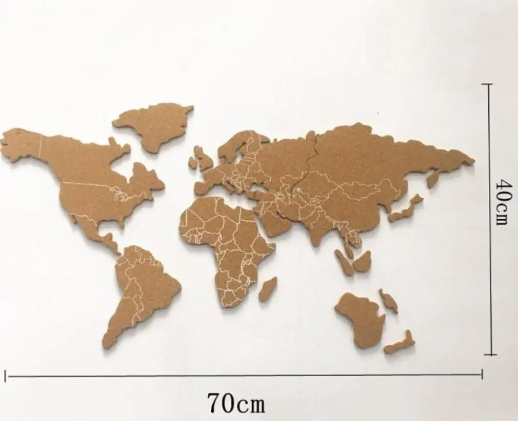 

Карта мира, пробковая доска, обучающий персональный инструмент для офиса, обучающая карта, доска для сообщений, Карта мира, пробковая доска