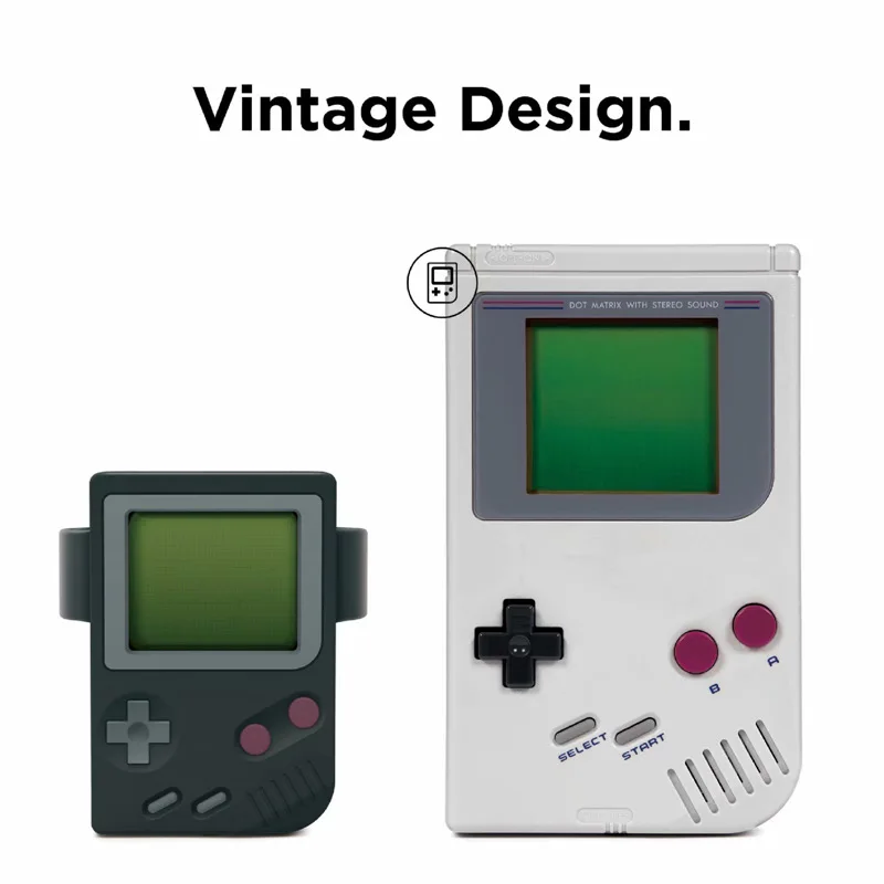 Ретро Классический игровой мальчик силиконовая зарядная док-станция для Apple watch