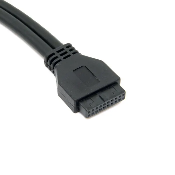 Кабель для подключения к материнской плате с двумя портами USB 3 0 20 Pin см 35 2 м м|pc case