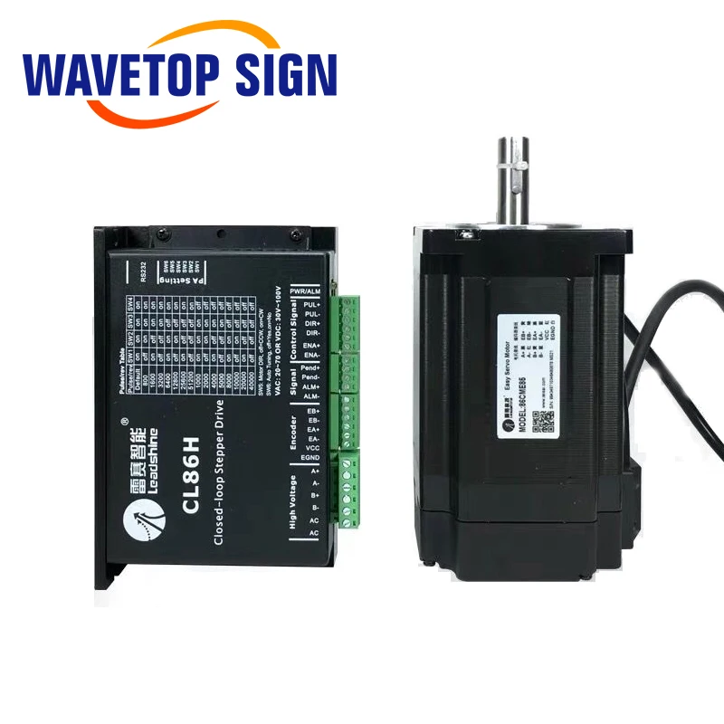 

Leadshine Hybrid Servo Closed-Loop Stepper Driver CL86H with 86CME45 85 120 Motor 4.5N.M 8.5N.M 12N.M