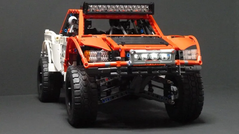 BuildMOC 2314 шт. Technic MOC серия SUV автомобиль пикап кирпичи для тележки 3662 Модели Строительные наборы Блоки Игрушки для мальчиков подарок