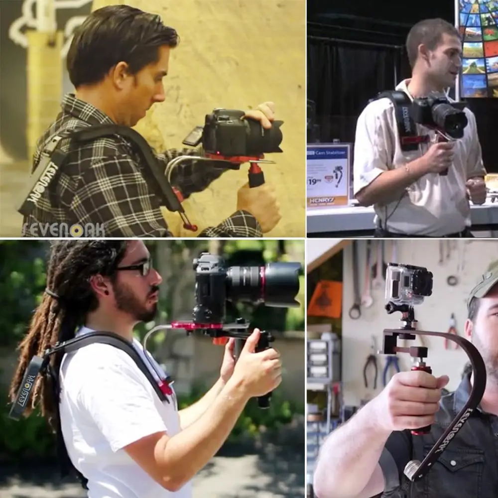 Sevenoak SK R01 плечо поддержка Rig ручка для Canon Nikon Gopro камера видеокамера|rig handle|shoulder support