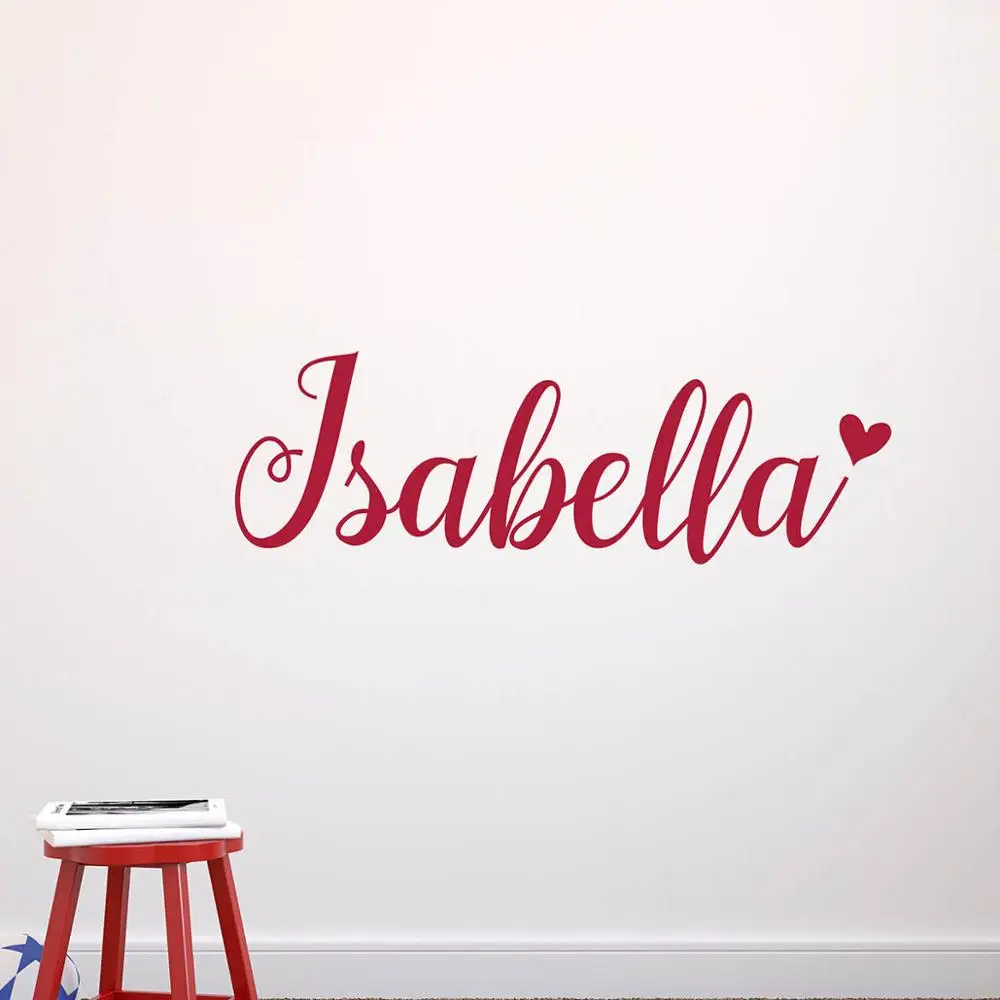 

Виниловый Декор для девочек с персональными буквами