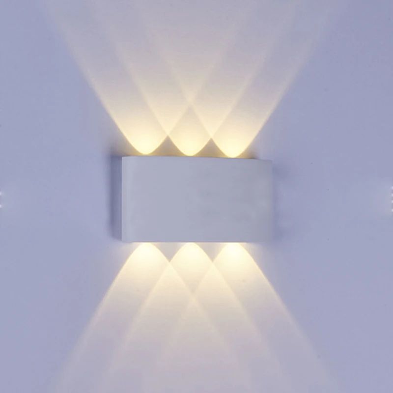 

LED Indoor Lighting Wall Lamp Modern Home Lighting Decoration Sconce Aluminum Lamp 6W 90-260V For Bath Corridor