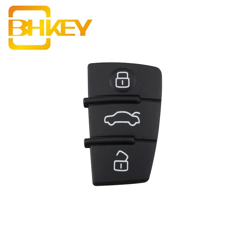 

BHKEY 3 Button Smart Remote Car Key Shell for Audi A1 A3 A4 A6 Q3 Q7 TT 2010-2018 for Audi Key Case