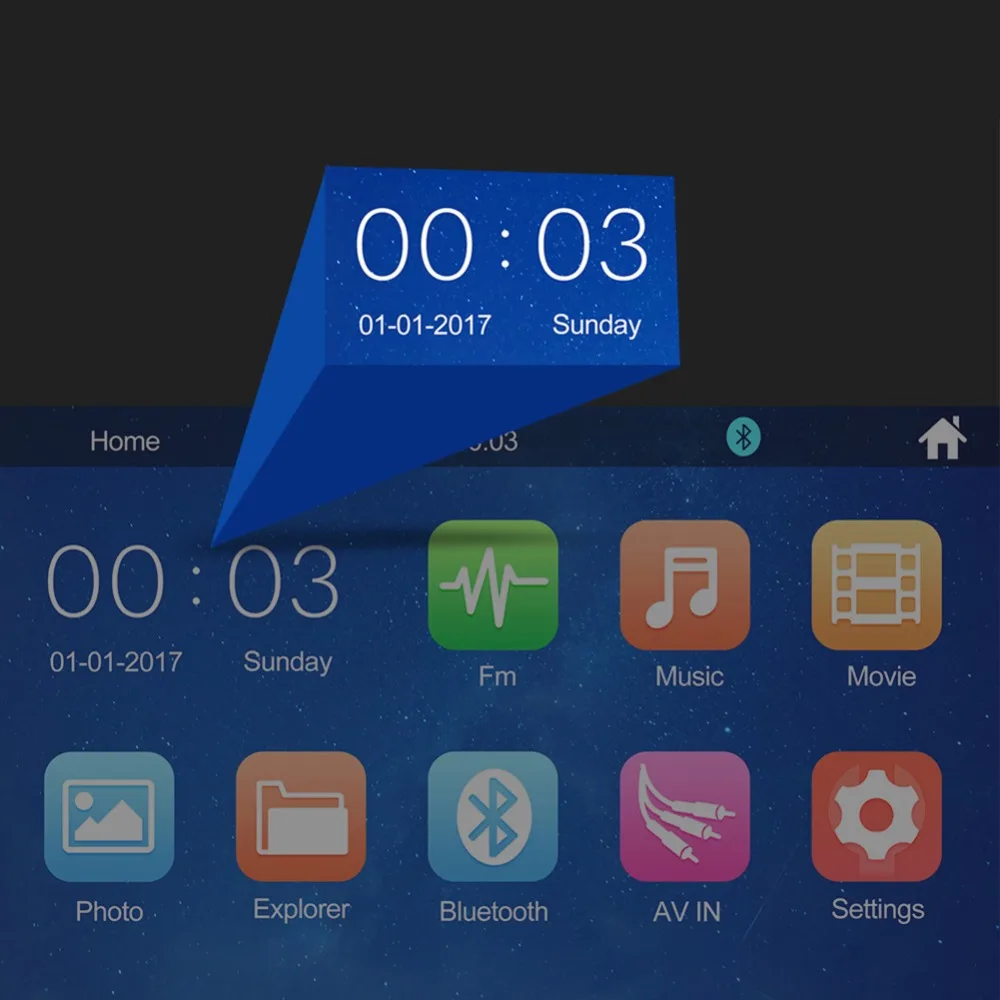 4,1 дюймов HD Автомобильный DAB+ Радио Стерео FM AM WMA Bluetooth MP5 сенсорный экран Автомобильный плеер Udisk