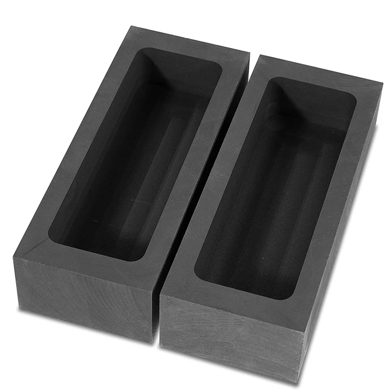 

Metal Molds Casting - Gold Lead Tin Silver Copper Aluminum Ingot - for Precious Metals and Refining-Large 1Kg Capacity