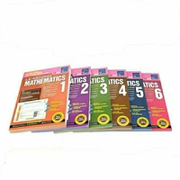 6 booksset sap learning mathematics book grade 1 6 children learn math books singapore primary school mathematics textbook