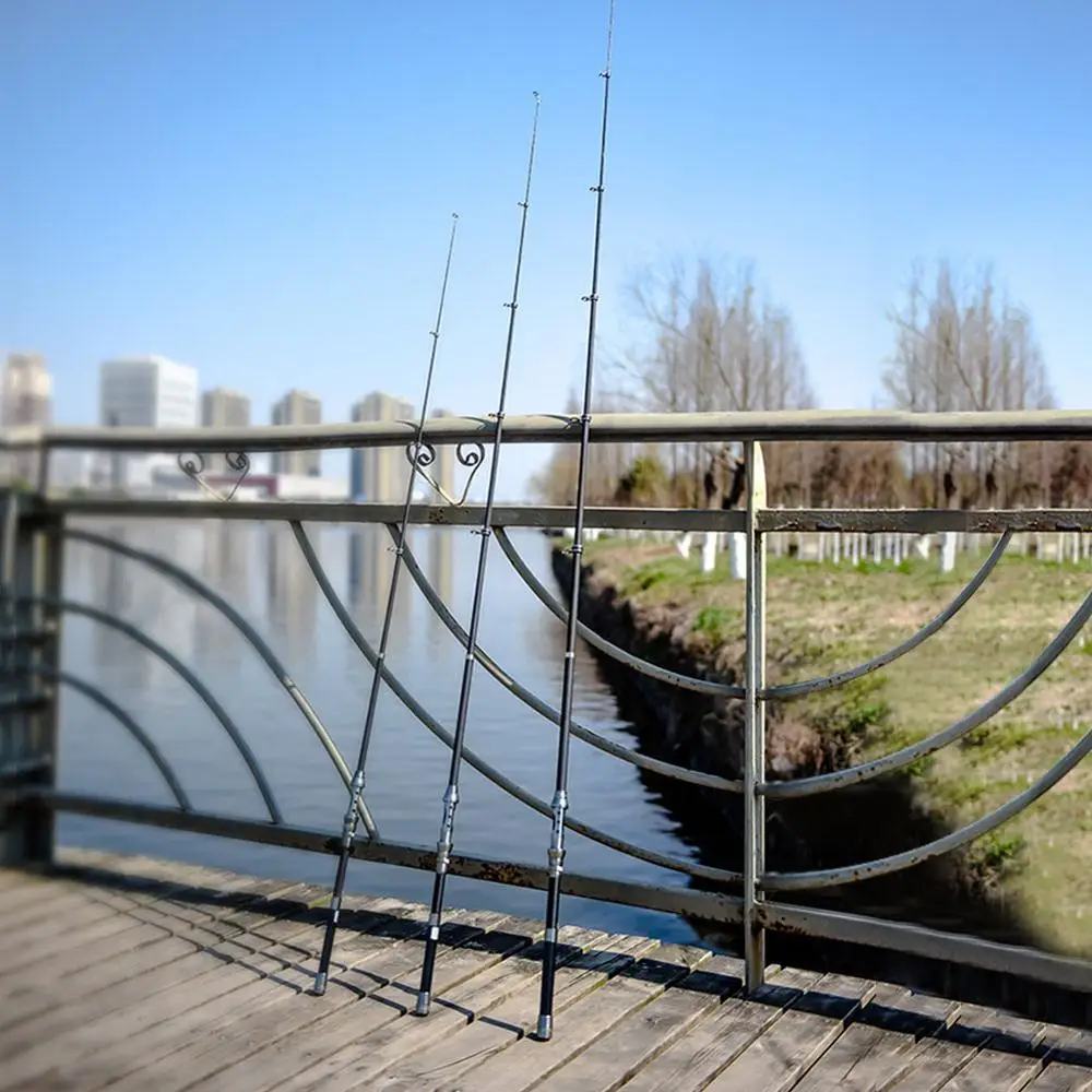 Telescopic Fishing Rod Portable Pole Travel Sea Boat Rock 2.1m 2.4m Spinning Rods | Спорт и развлечения