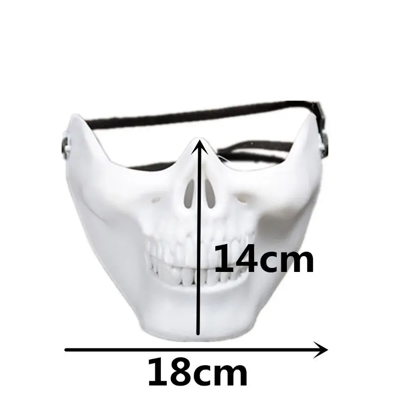 Маска на Хеллоуин в виде черепа маска скелета полная защита лица для косплея