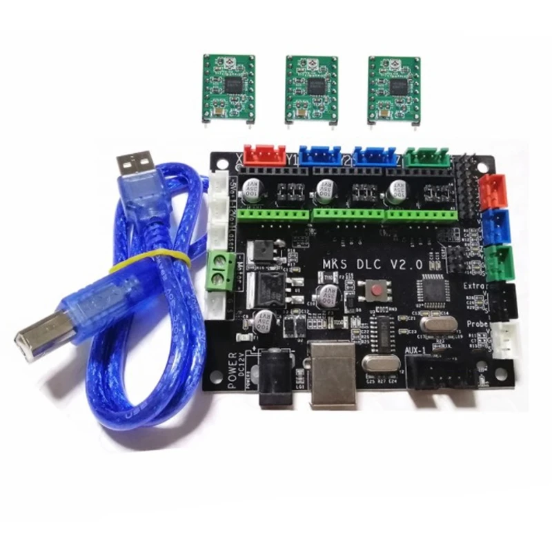 

SHGO HOT-GRBL 1.1 CNC Controller MKS DLC V2.0 GRBL Breakout Plate 3 Axis Steppe Driver Motherboard CNC Engraving Machine Monitor