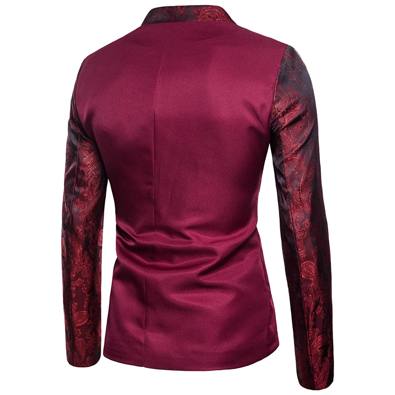 

Loldeal Men Party / Club Vintage / Basic / Street Chic Fall / Winter Regular Blazer, Solid Colored Stand Long Sleeve Polyester
