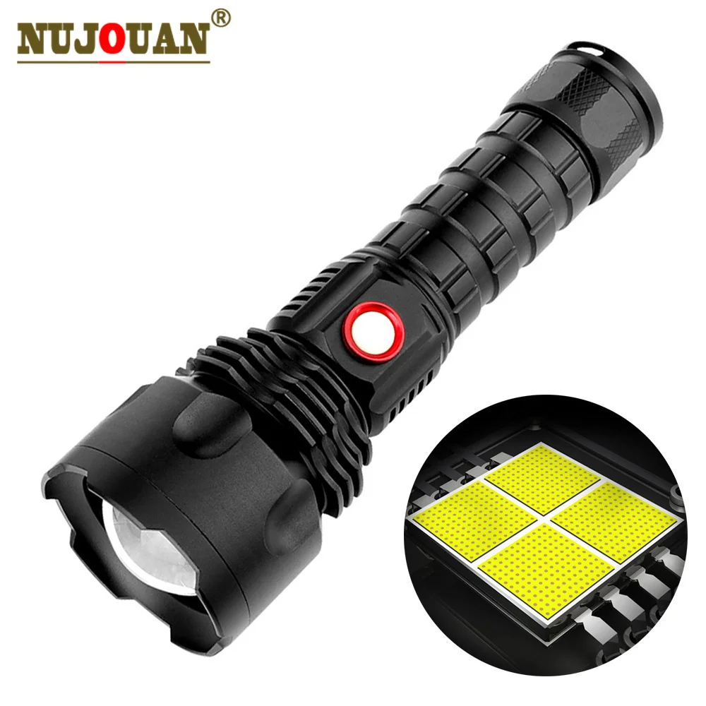 New Super Powerful LED Flashlight L2 XHP50 Tactical Torch USB Rechargeable Linterna Waterproof Lamp Ultra Bright Lantern Camping