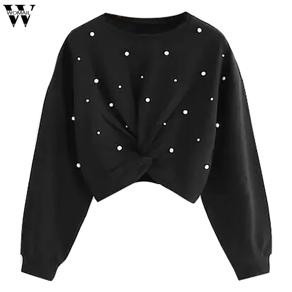 Женская толстовка с длинными рукавами осенне зимний Повседневный свитшот в