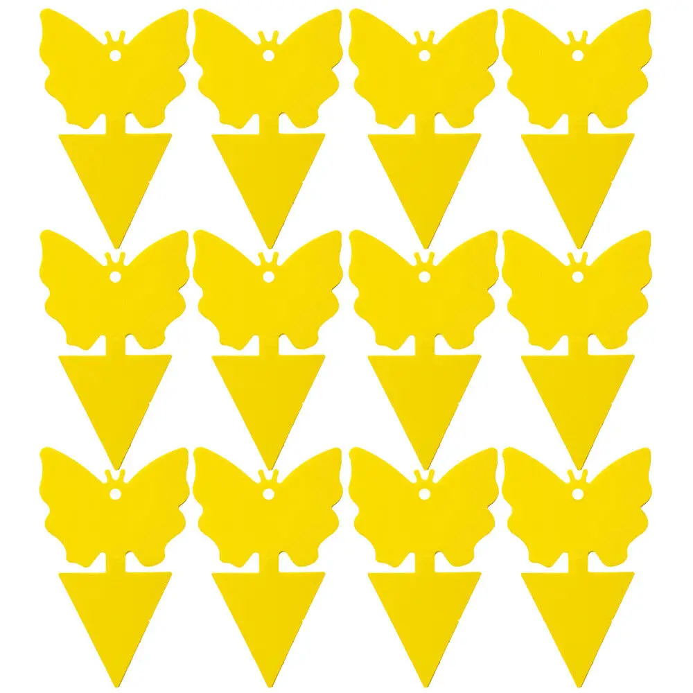 

50pcs Sticky Trap, Fruit Fly Trap and Fungus Gnat Trap Killer Indoor and Outdoor, Protect The Plant, Non-Toxic and Odorless