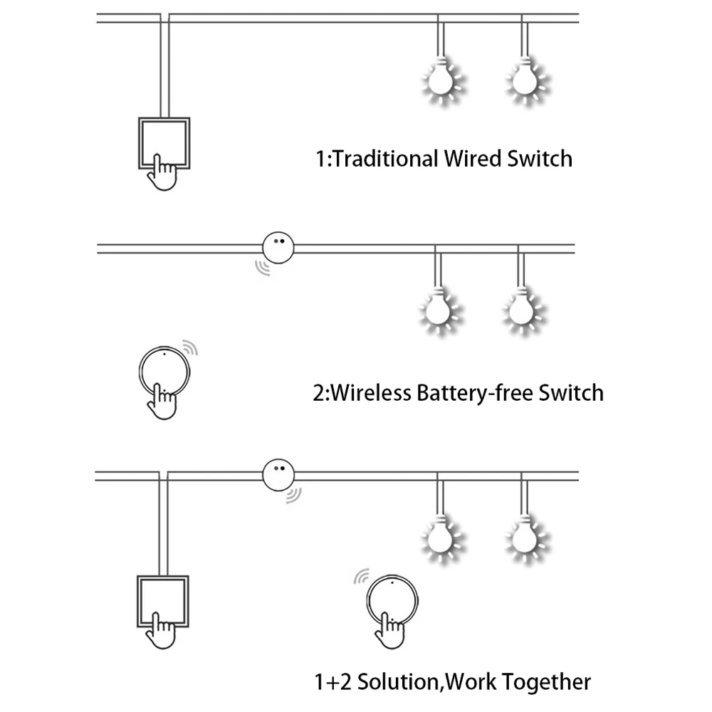 Беспроводной пульт дистанционного управления FUNSHION выключатель света не требует