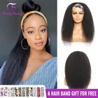 Парик из парик с головной повязкой натуральных кудрявых прямых волос для женщин, плотность манекен для шарфа парика парик с головной повязкой s, 180