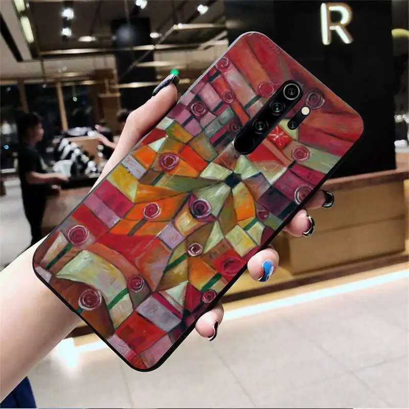 Чехол для телефона из мягкого силикона и ТПУ с рисунком пола клея Redmi Note 8 8A 8T 7 6 6A 5