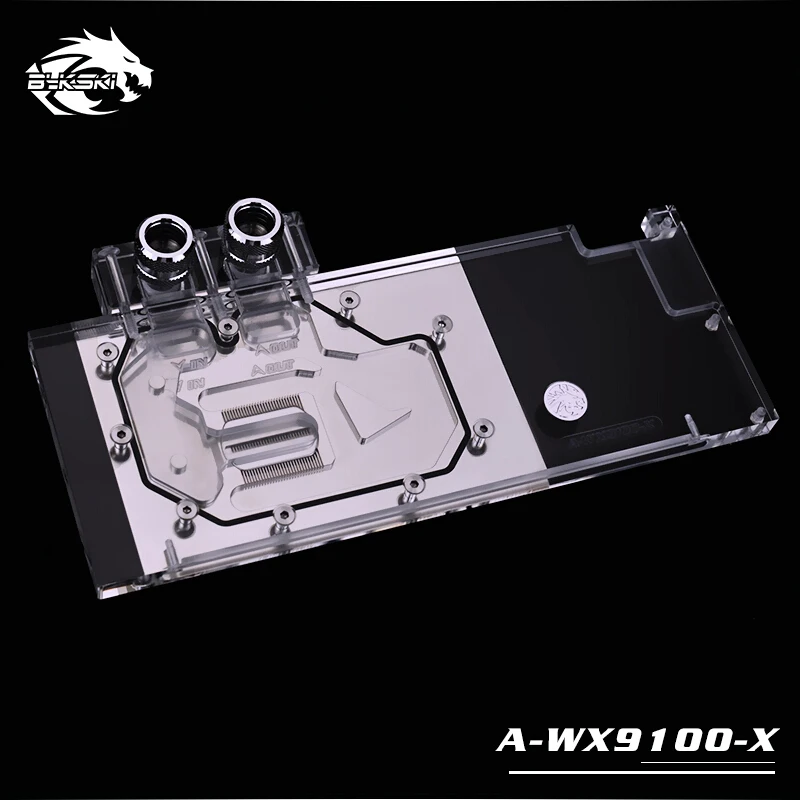 Bykski A-WX9100-X GPU Блок водяного охлаждения для AMD Radeon Pro WX 9100 16GB | Компьютеры и офис