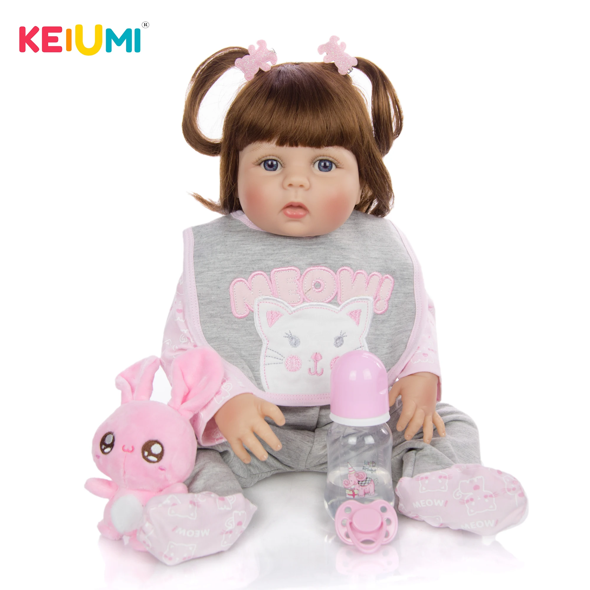 Кукла новорожденная силиконовая 55 см 22 дюйма | Игрушки и хобби
