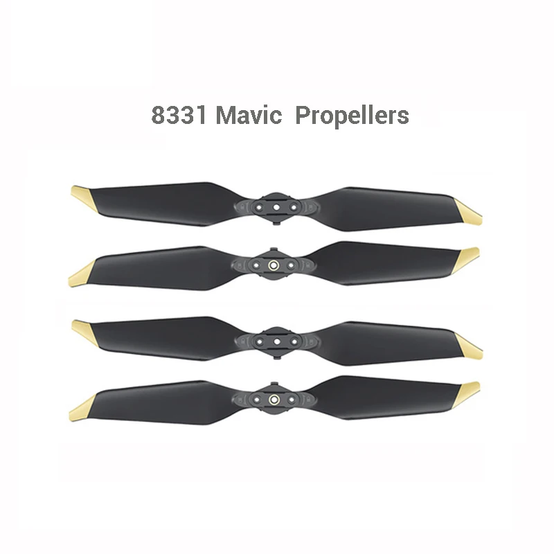Золотой и Серебряный для DJI Mavic Pro Platinum 8331 малошумные быстросъемные пропеллеры