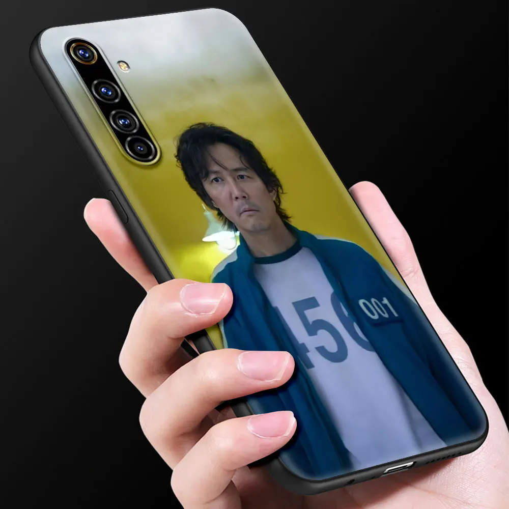 squid game shockproof case for realme c3 8 pro bag fundas silicone soft tpu back cover for realme 6 7 pro c21 shell coque bag free global shipping
