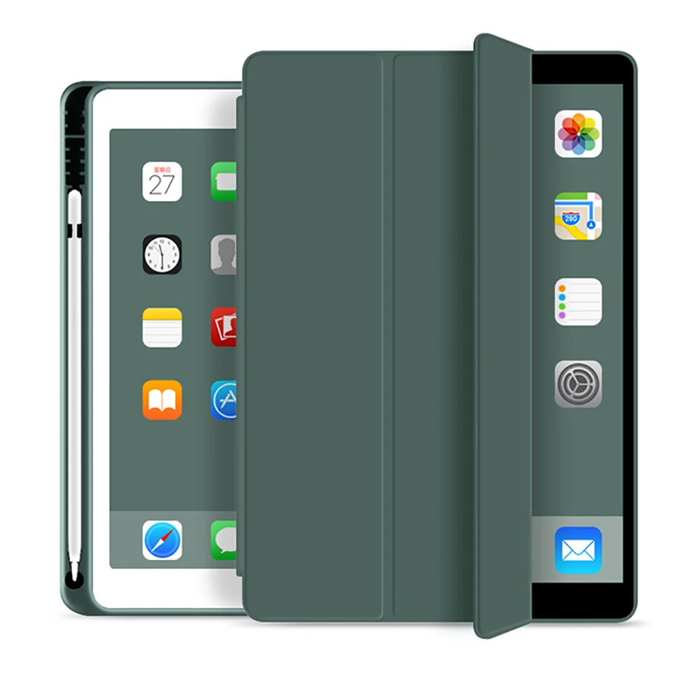 

For 2018 iPad 9.7 6th Air 2 10.5 Air 3 10.9 Air4 2021 iPad 10.2 Case For iPad 7th Generation Cover 2018 Pro 11 Smart Cover 2019