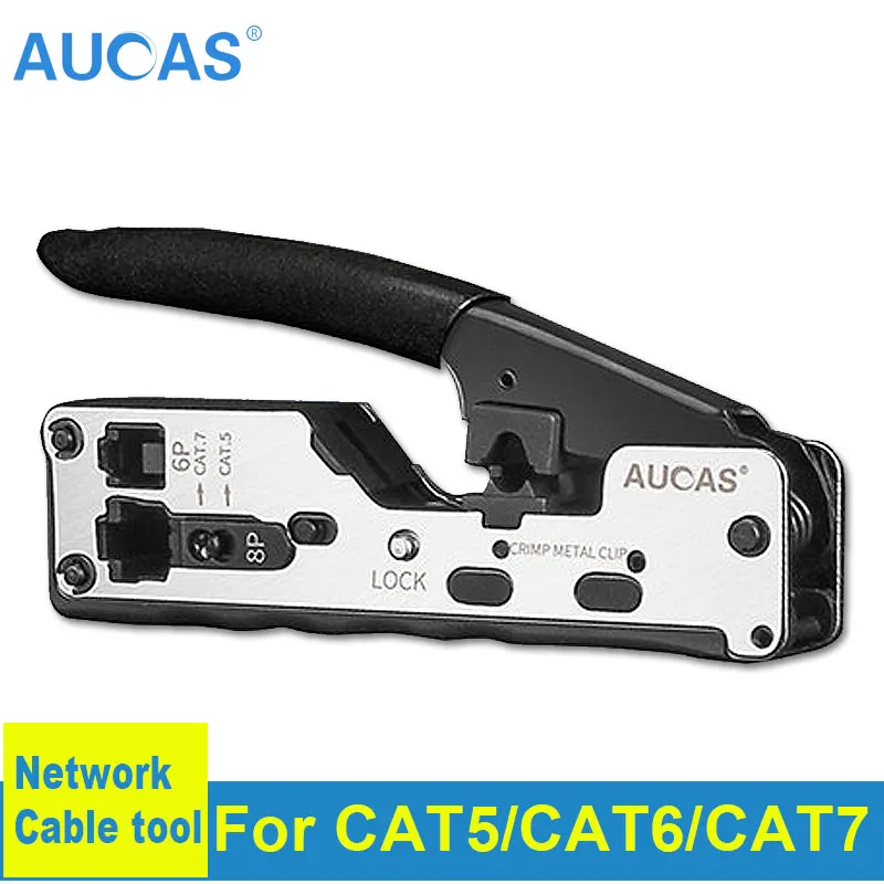 Обжимной инструмент AUCAS Rj45 тестер устройство для зачистки материнских плат