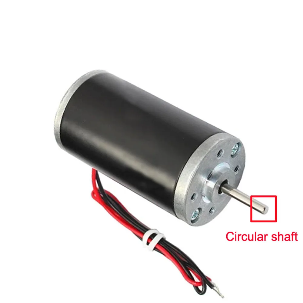 12V 6500 об/мин двигатель постоянного тока с длительным сроком службы Низкая Шум 24V 30W