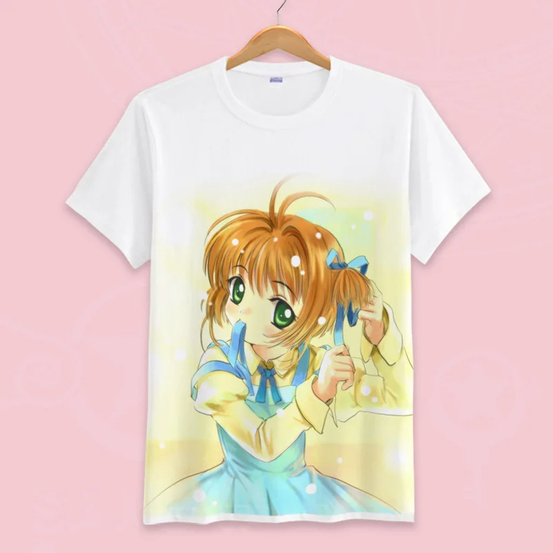 Футболка для косплея японского аниме Волшебная девушка Мачу шоджо кард каптор