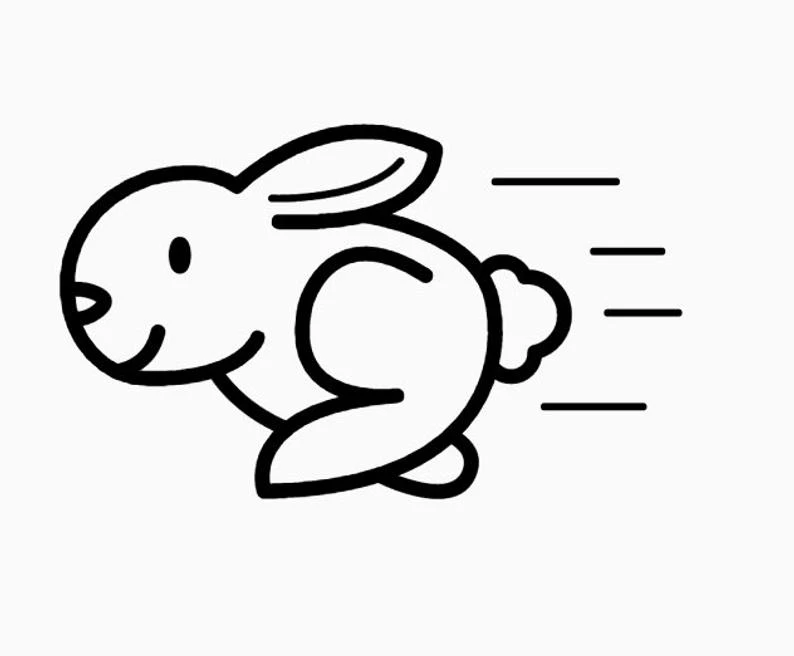 Футболка с кроличьим Кроликом футболка одежда топ для бега животных домашних