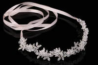 korean pearl crystal wedding hair vine crystal bridal accessories diamante headband news romantic women hair jewelry beauty