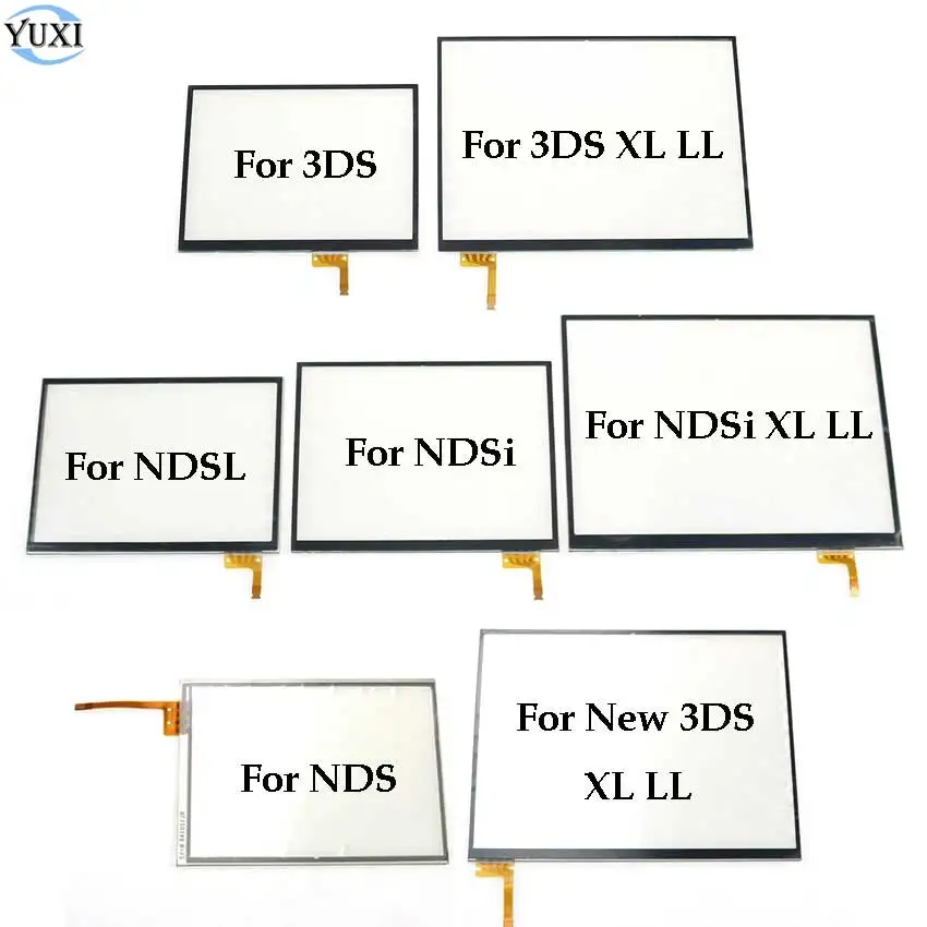 Сенсорный экран YuXi панель дигитайзер экрана для Nintendo DS Lite NDSL новых 3DS NDSi XL LL замена