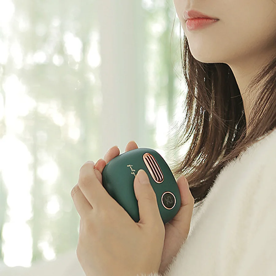 

Retro lovely rechargeable hand warming mobile power supply warm baby portable small winter portable heater giftA839