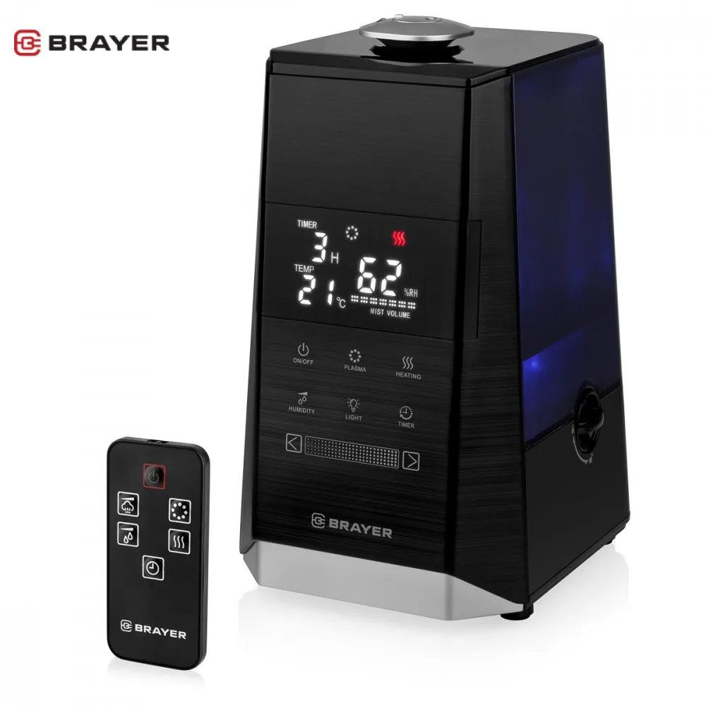 Увлажнитель ультразвуковой BRAYER BR4704 (мощность 110 Вт резервуар для воды 6 л 25 м2
