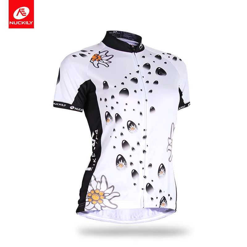 Женская велосипедная майка NUCKILY с коротким рукавом летние велосипедные майки для