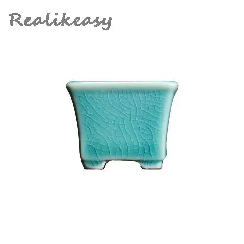 Китайский Фиолетовый Глиняный цветочный горшок керамический бонсай