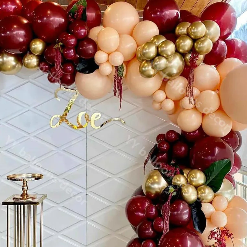 DIY Gold Latex Wine Skin Helium s Wedding Birthday Baby Shower Aristocratic Style Party Decor Supplies Kids Toy Globos | Дом и сад