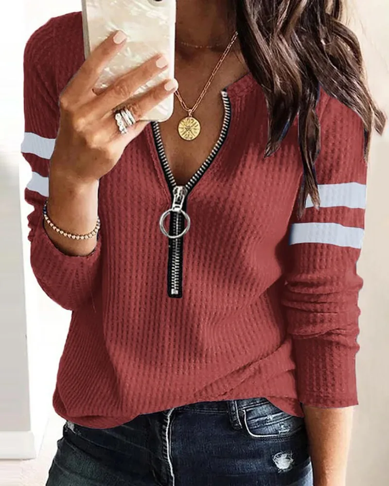 

2021 New Fashion Net Red Knitted T-shirt
