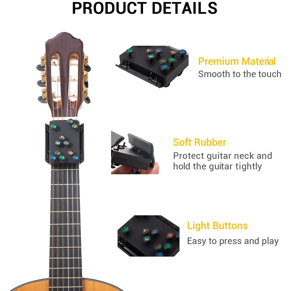 

Guitar Learning Guitar Chord Trainer NEW System Teaching Practrice Aid with 21 chords Lesson Practice Tools Accessories part
