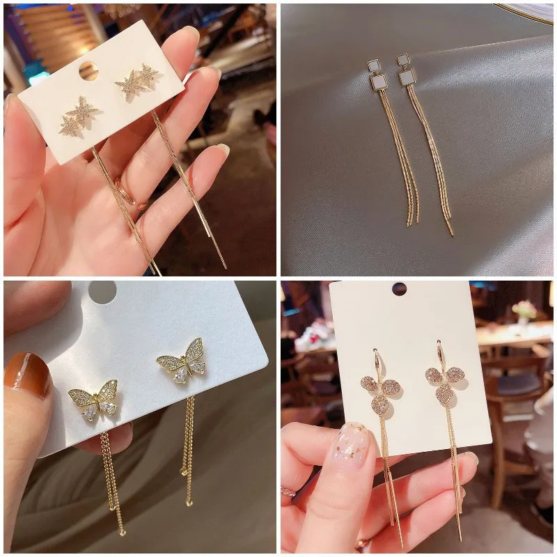 Лето 2020 новые европейские и американские Инс ветер в форме капли сплава ушные