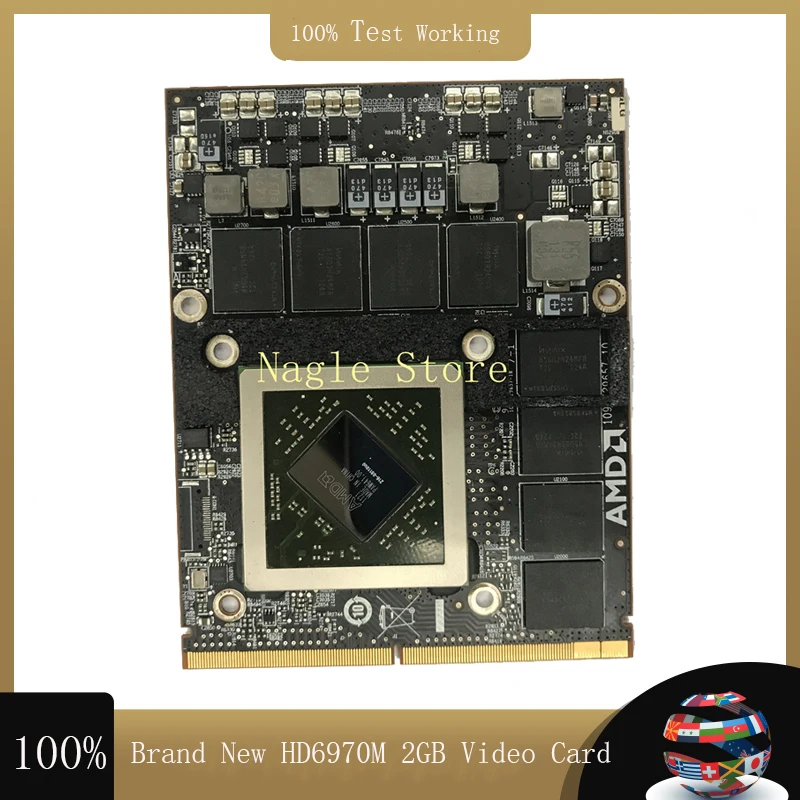 Оригинальная видеокарта HD6970 HD6970M 2 ГБ для Apple iMac 27 дюймов A1312 2011 Radeon HD 6970M 216-0811000, графическая карта 109-C29657-10