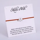 Браслеты с шармами в виде слонов, ангелов, подкова на удачу для женщин и мужчин, унисекс, регулируемые, из нержавеющей стали, ювелирные изделия, Прямая поставка